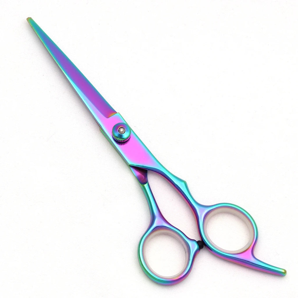Hair Scissors JP Stainless Hairdressing Scissors 6" Haircut Set Black Thinning Shears Salon Haircut Scissors Razor Combs C1001