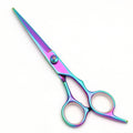 Hair Scissors JP Stainless Hairdressing Scissors 6" Haircut Set Black Thinning Shears Salon Haircut Scissors Razor Combs C1001