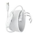 AMVR 16FT VR Link Cable Type-C USB with Separate Fast Charging Port for Meta Quest 3/3S/ Quest2 Pico4 Steam VR PCVR Accessories