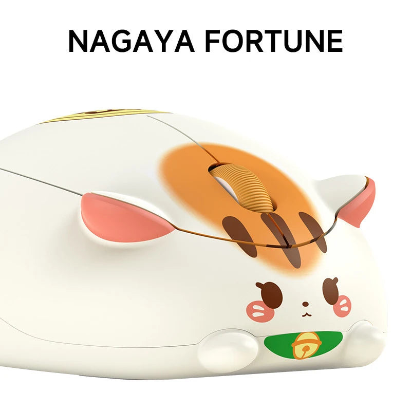 Cute Cat 2.4G Wireless Bluetooth Tri-mode Mouse Creative kitten Mause Ergonomic USB 1200 DPI Mice For PC Laptop Kid Friend Gifts